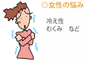 女性の悩み