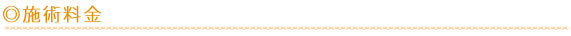 施術料金